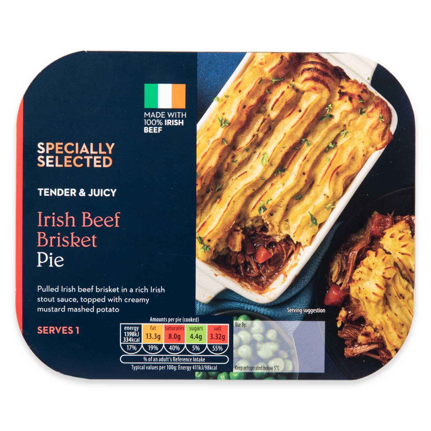 Irish Beef Brisket Pie 400g Specially Selected